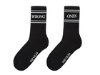 Wrong Ones Socks Black sport socks